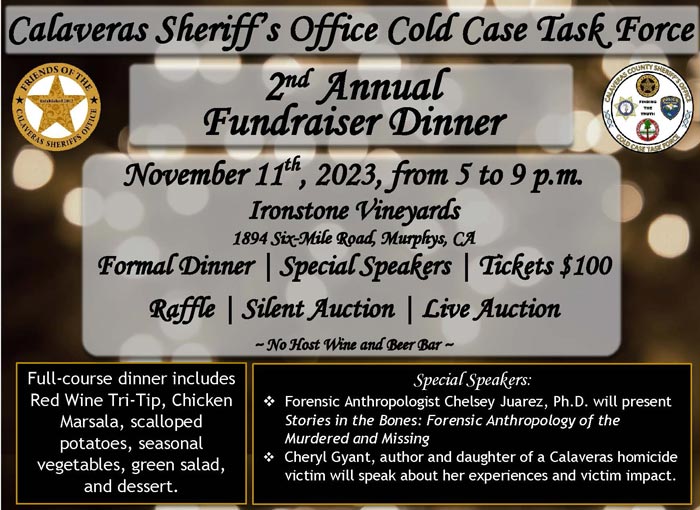 Top of Dinner Flyer for Speaking Event